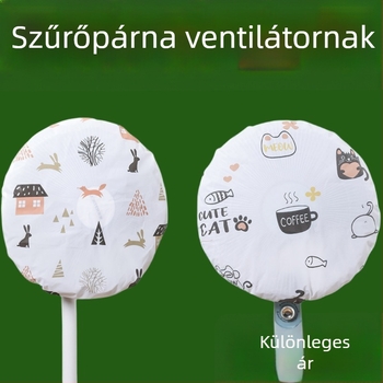 Porvédő huzat elektromos ventilátorhoz (padlóra és falra szerelhető) – PVC, por- és nedvességálló
