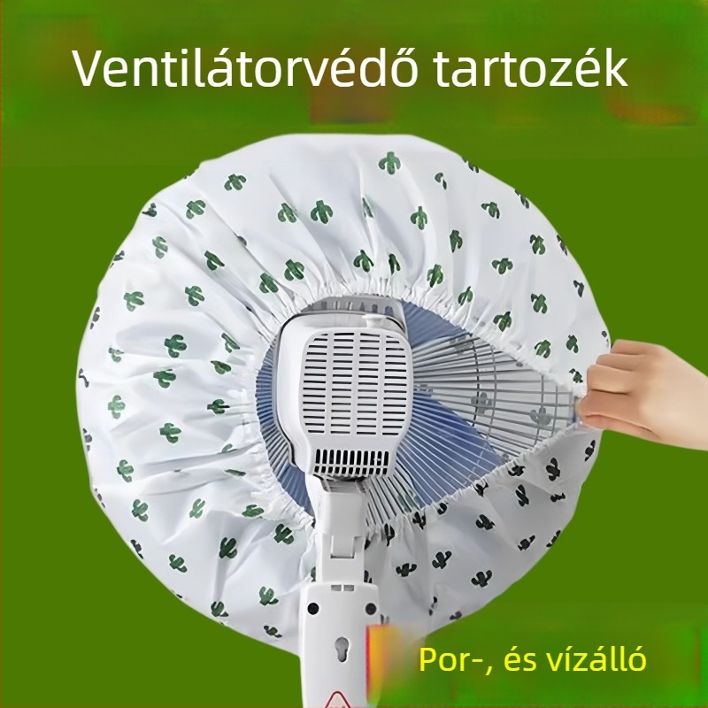Porvédő huzat elektromos ventilátorhoz (padlóra és falra szerelhető) – PVC, por- és nedvességálló