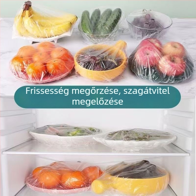 Egyszer használatos PE ételfrissességvédő fedél, Seven bears, kód: Qixi bear 018 fresh cover, Multifunkciós, Porvédő