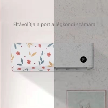PVC anyagú klímafedél, cartoon stílus, univerzális porvédő, testreszabás nélkül