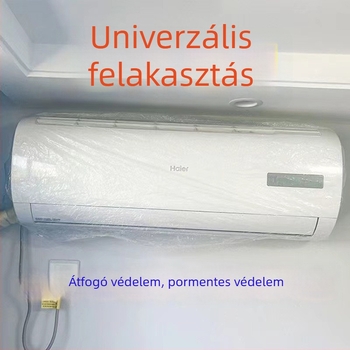 Háztartási egyszer használatos extrahatalmas klímaberendezés porvédő burkolat, PE műanyag, nyomtatott logó, testreszabható