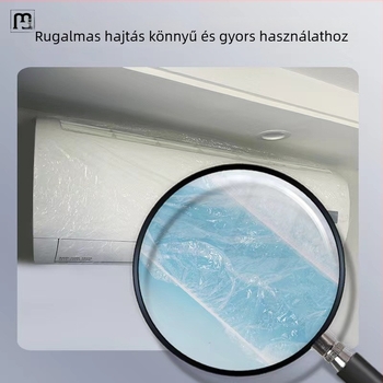 Háztartási egyszer használatos extrahatalmas klímaberendezés porvédő burkolat, PE műanyag, nyomtatott logó, testreszabható