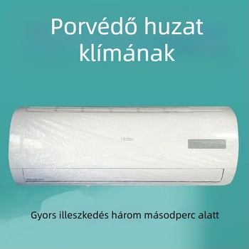 Háztartási egyszer használatos extrahatalmas klímaberendezés porvédő burkolat, PE műanyag, nyomtatott logó, testreszabható