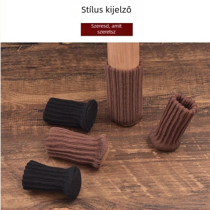 Filc asztal- és szék lábvédők, csúszásmentes, csendes, kopásálló, négyzet alakú