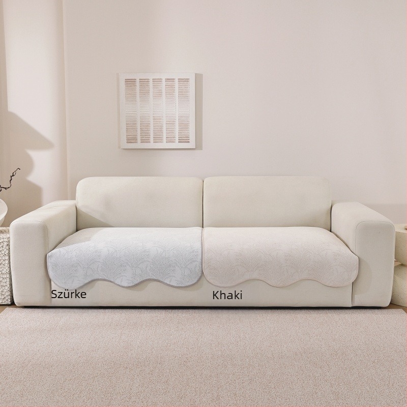 Prémium bőrkanapé párnahuzat, négyszeres szezon modell, Chenille anyag, csíkos minta, univerzális illeszkedés, minimalistikus modern stílus, testreszabható