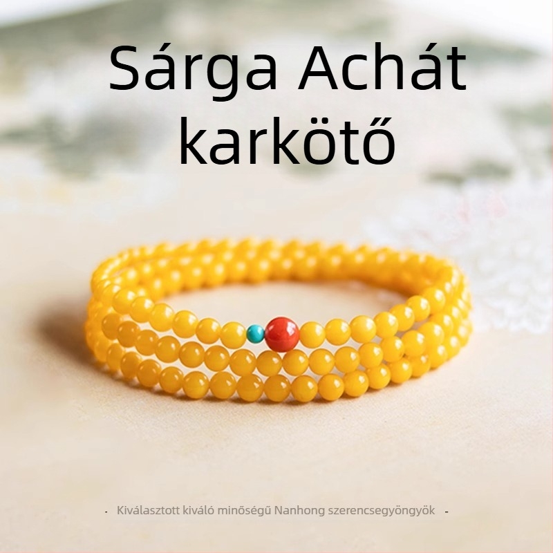 agat karkötő - kézzel készített, uniszex, eredeti tervezés