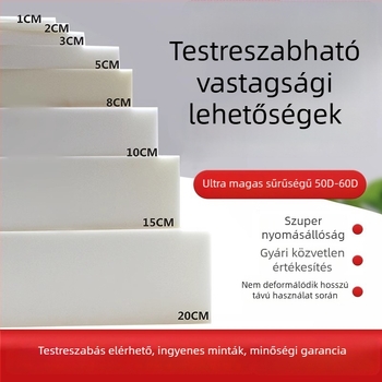 Kanapé párna tiszta szivacsból, moduláris kanapéhoz, testreszabható, modern minimalista stílus