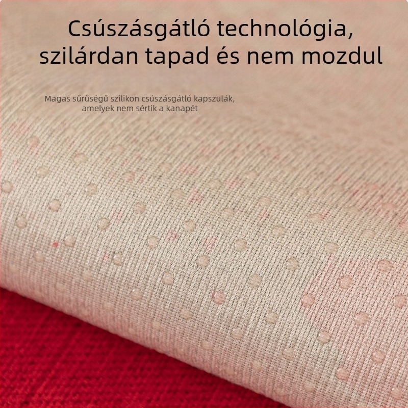 Chenille anyagból készült kanapé párnahuzat, ünnepi mintával, univerzális illeszkedés, ünnepi stílus, testreszabható