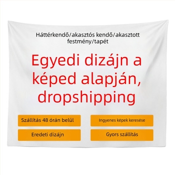 Személyre szabott falikép gobelin a fotód alapján, peach skin velúr anyag, téglalap alakú