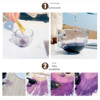 Kézzel szőtt pamut gobelin, téglalap alakú, Új kínai stílus, nappali dekoráció