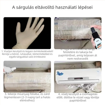 Műanyag sárgulás eltávolító háztartási készülékekhez – Jiumutang (OEM) – Import: Nem; Kategória: Bútorápolás és mindennapi vegyi termékek