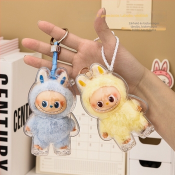 Independent Labubu 4.0 porvédő tok babának, PC anyag, logónyomtatás, testreszabott feldolgozás, BG0014