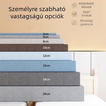 Main Coffee Ágy melletti rések kitöltő párna gyerekágyhoz, len huzat, szivacs töltet, modern dizájn