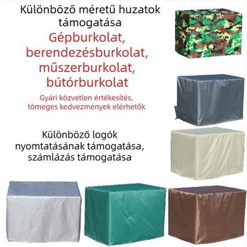 Személyre szabható Oxford vászon 210 por- és esővédő burkolat gépek és berendezések számára, vízálló polcvédő