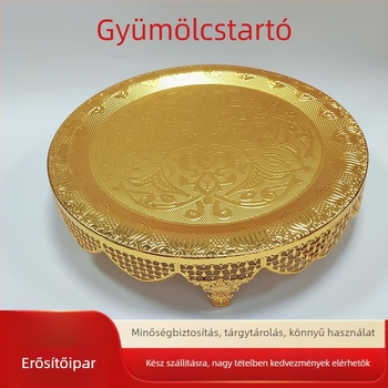 Vasból készült desszert tál, egyszerű stílus, gyümölcs tál, minőségi termék