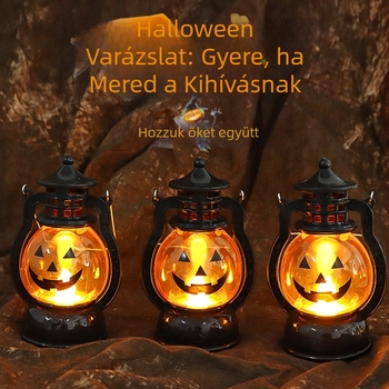 Halloween tortba plug-in dísz – hordozható sütőtök lámpa, Rajzfilm stílus, kellék a színpadhoz (Anyag: Egyéb; IP-engedély: Nem; Kategória: Tortába plug-in dísz; Termék kategória: Színpadi rekvizit)