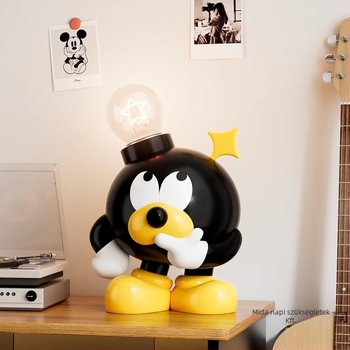 LED asztali lámpa dísz gyantából, injektálással gyártva, egyszerű és modern stílus