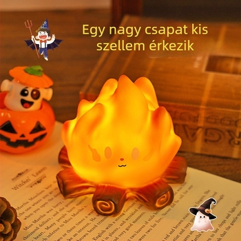 Kreatív LED láng formájú éjszakai lámpa, elektronikus gyertya bárhoz és bulikhoz, asztali dekoráció