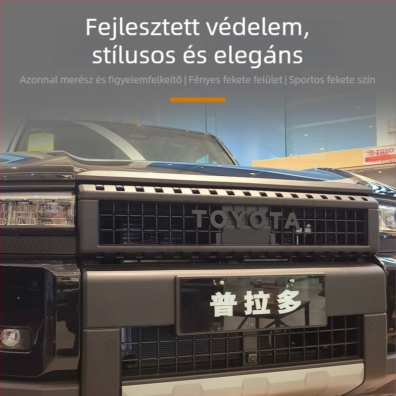 Wanjuan ABS első grille embléma matrica Toyota Prado LC250