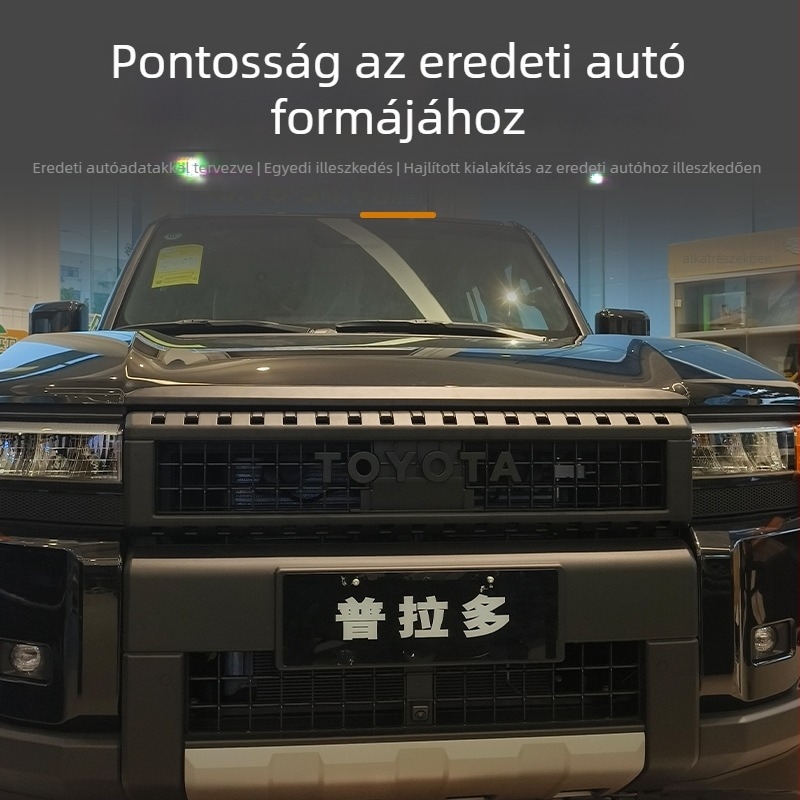 Wanjuan ABS első grille embléma matrica Toyota Prado LC250