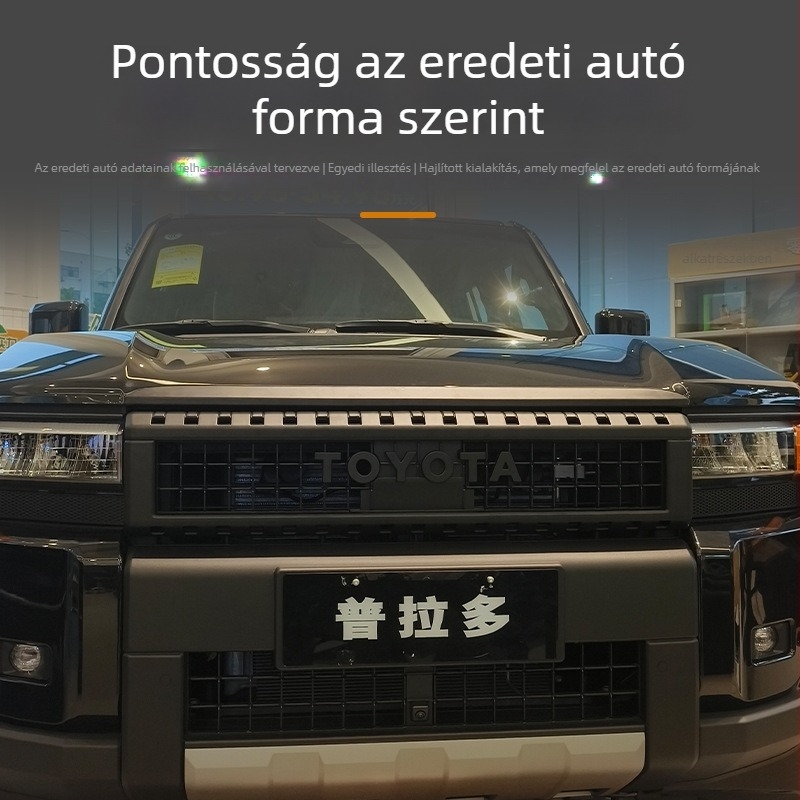 Elülső hűtőmaszk embléma betűs matricája Toyota Prado LC250 – ABS, Márka Wanjuan, Alkalmas Toyota Prado LC250, Dekoratív védelem