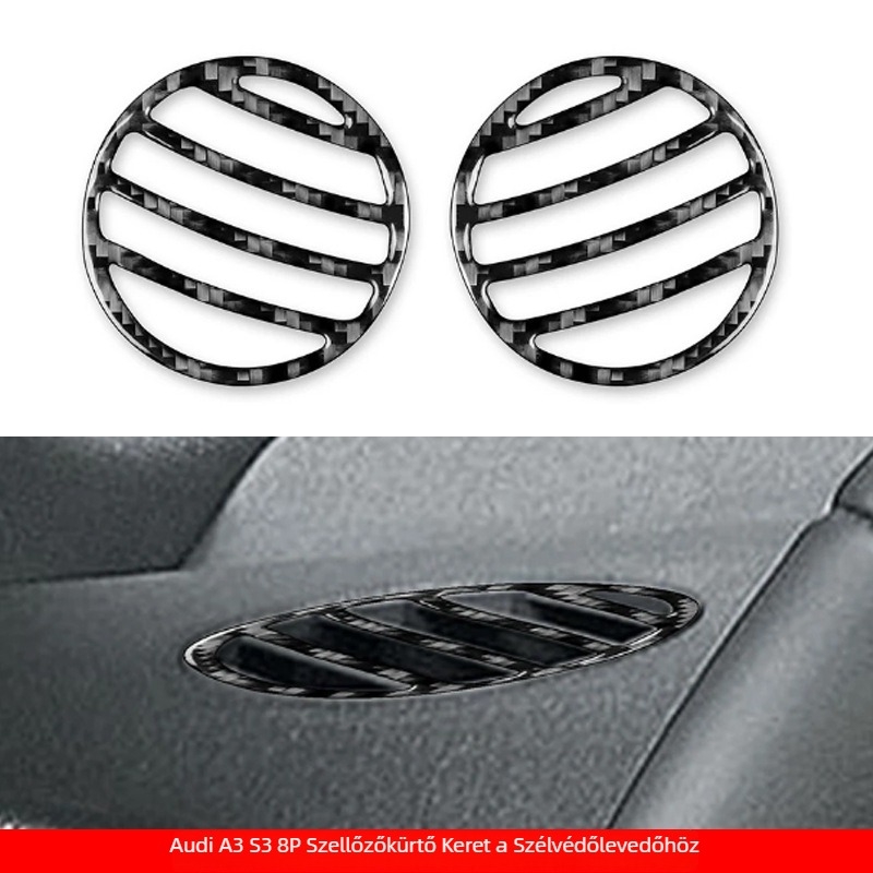 Defogger légkivezető keret és panel Audi A3 S3 8P-hez, 06-07, modell 06076q, márka Xin jinlong