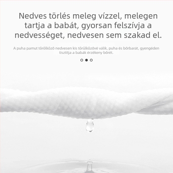 Aiyinfang Egyszer használatos arctörlő kendő – vastag nemszőtt anyag, arctisztítás és sminklemosás, nedves és száraz használatra