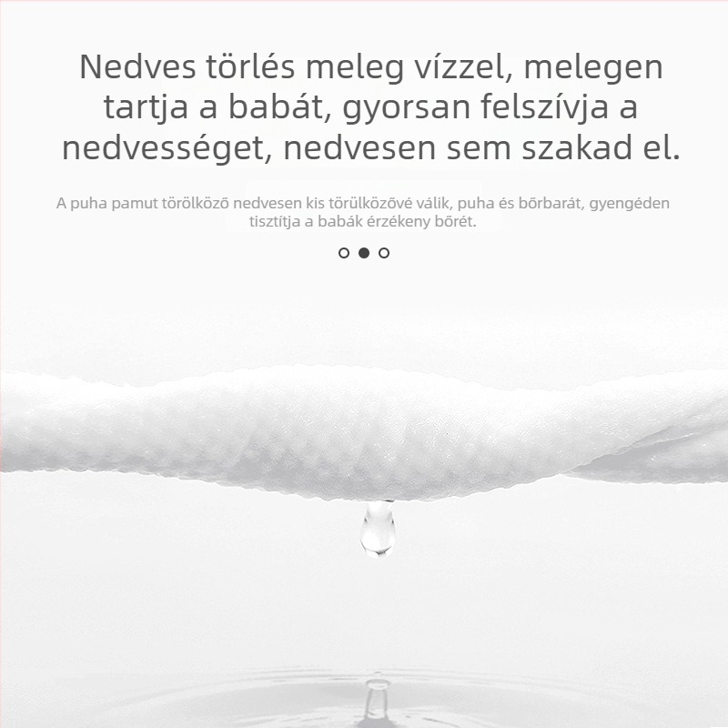Aiyinfang Egyszer használatos arctörlő kendő – vastag nemszőtt anyag, arctisztítás és sminklemosás, nedves és száraz használatra