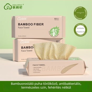 Egyszer használatos arctörlők bambuszrostból, Enjoycotton, sima szövés