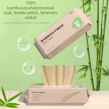 Egyszer használatos arctörlők bambuszrostból, Enjoycotton, sima szövés