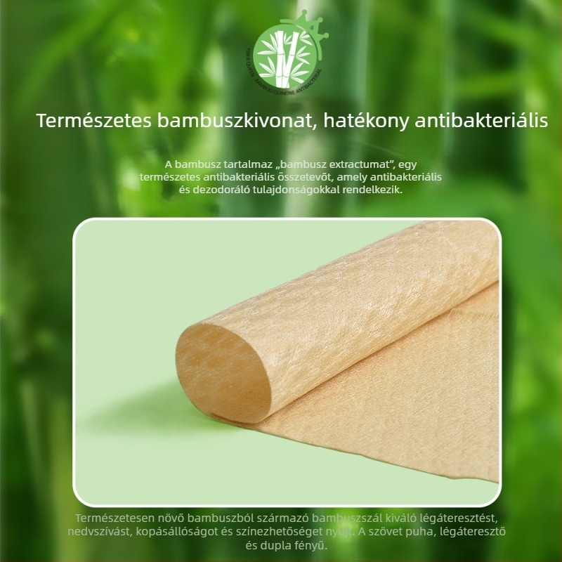 Egyszer használatos arctörlők bambuszrostból, Enjoycotton, sima szövés