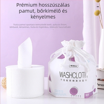 Cotton House Egyszer használatos arc törölközők — Mikroszálas anyag, Egyszerű szövés, Testreszabás nélkül