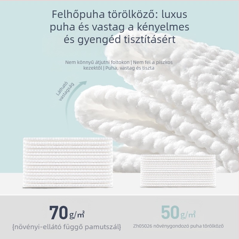 Egyszer használatos arc törlőkendők, 100 db, 6 csomag, Plant Protection márka, 70% viszkóz + 30% poliészter, GB15979 szabvány