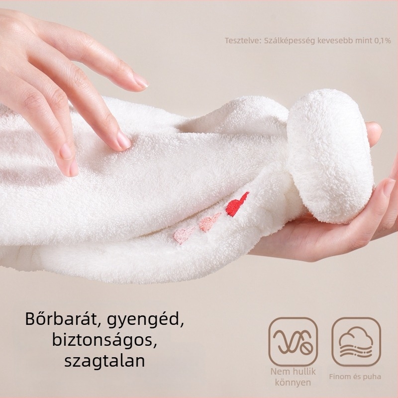 Gyerekeknek készült hajszárító sapka | korall plüss anyagból | 150d fonal | tömeg > 200 g | Márka Like a Mountain