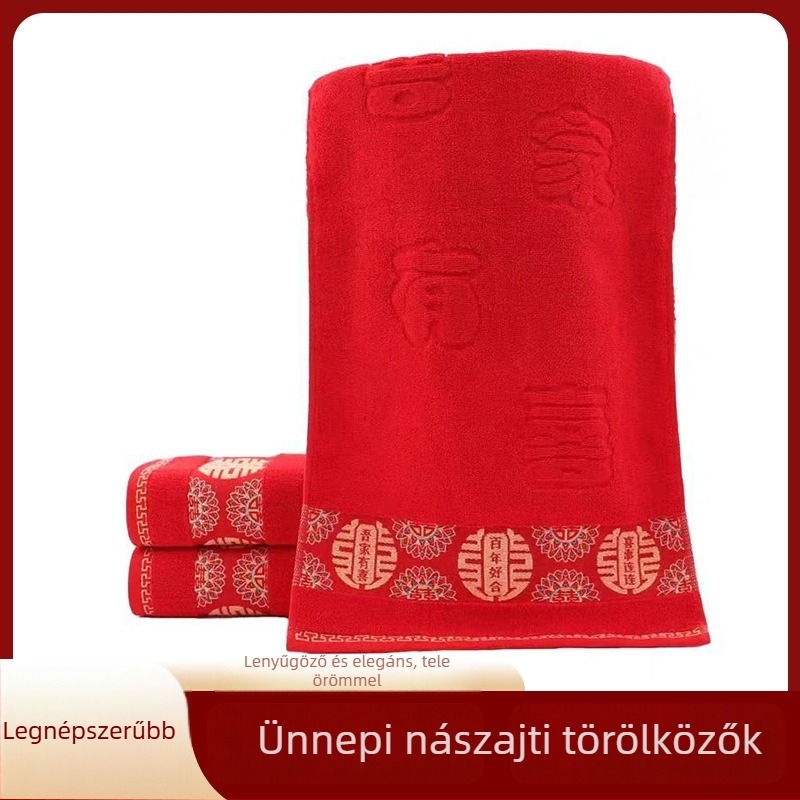 Kéztörlő, 100–120 g, 100% pamut, 32s szál, sima szövés, testreszabható