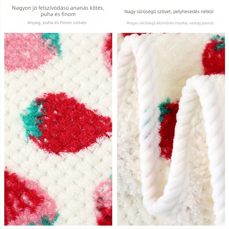 Korall fleece hajszárító sapka logónyomással, testreszabható feldolgozás, egyedi rendelések támogatása