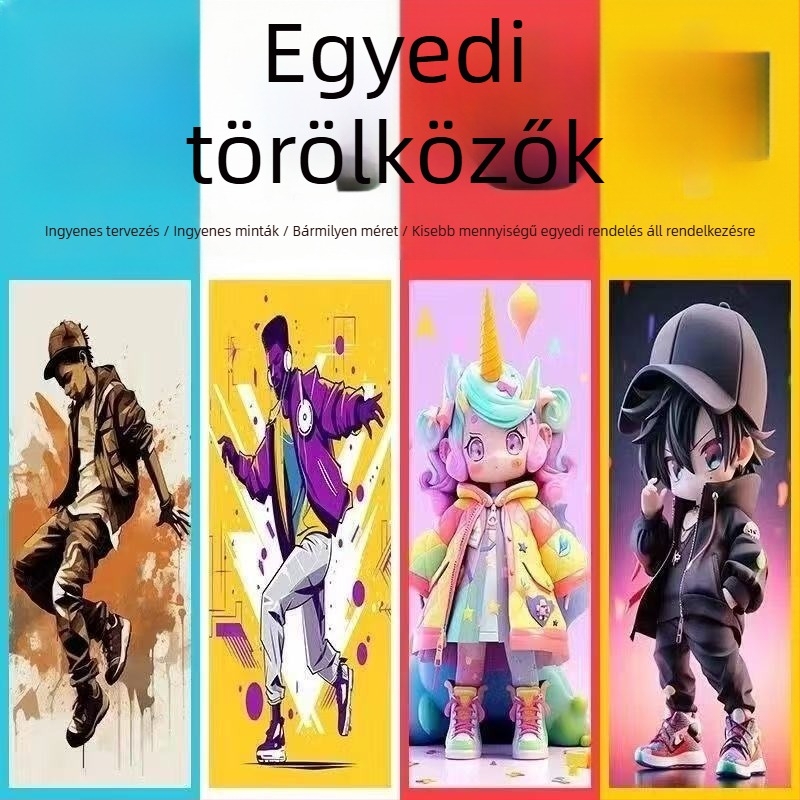 Microfiber sporttörölköző testreszabható logóval, 400 g, gyorsan száradó, nedvszívás 5–10 másodperc