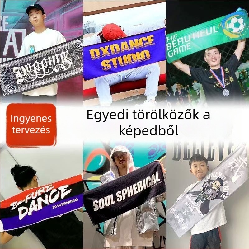 Microfiber sporttörölköző testreszabható logóval, 400 g, gyorsan száradó, nedvszívás 5–10 másodperc