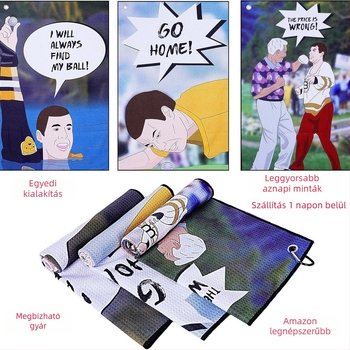 Sporttörölköző poliészter, 100 g, gyors izzadságfelszívódás 0–5 s, hímzés, hajtás és nyomtatás