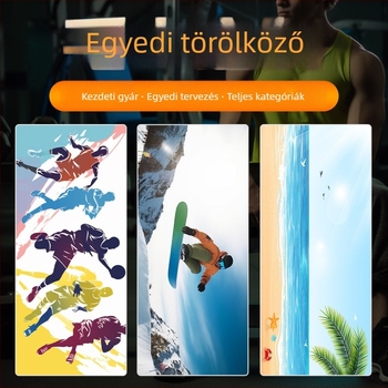Sporttörölköző mikroszálas anyaggal hűsítő hatás nedvesítéskor, testreszabható logó, gyors száradás, gsm 200–400