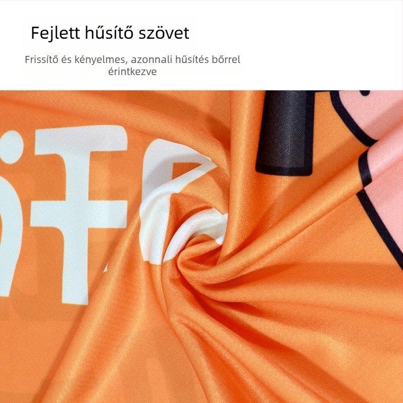 Hűsítő mikroszálas sporttörölköző, izzadságot felszívó és gyorsan száradó, futásra és edzésre, 165 g, egyszerű szövés