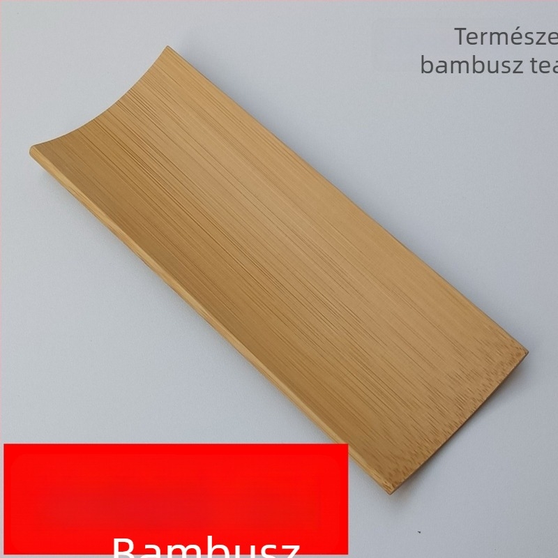 Bambusz teaceremónia kiegészítők — teás eszközök, Kung-Fu tea kellékek, bambusz tealevéltartó és bambusz törölközőtartó