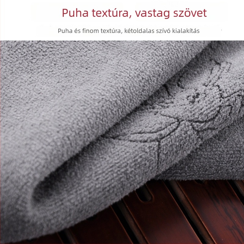 Tea törölköző, 80% poliészter + 20% poliamid, nedvességfelszívódás 26–30 s, Feather of phoenix márka, termékkód 201904, gramm tömeg 30