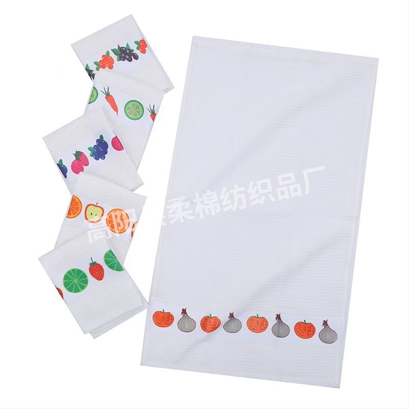 Tea towel - Kevert anyag, 55 g, Logónyomtatás lehetséges, Nedvszívó 5–10 s