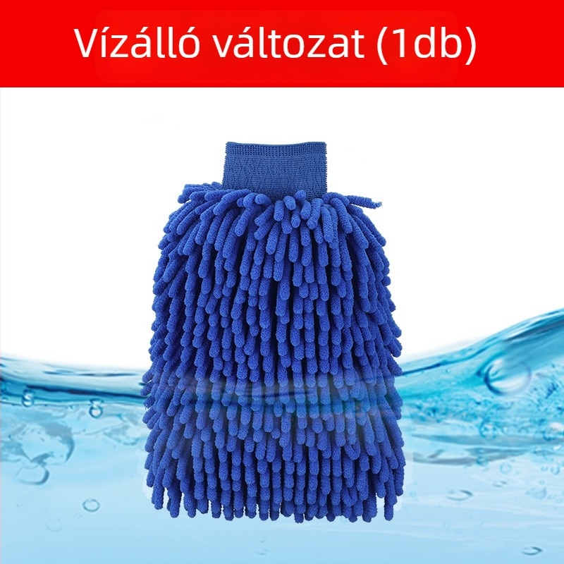 Chenille autómosó kesztyűk - Cai Run, plüss Chenille anyag
