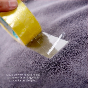 Sűrű, nedvszívó autó tisztító kendő üveghez és belső térhez, korall fleece, 120 g, 8 darab
