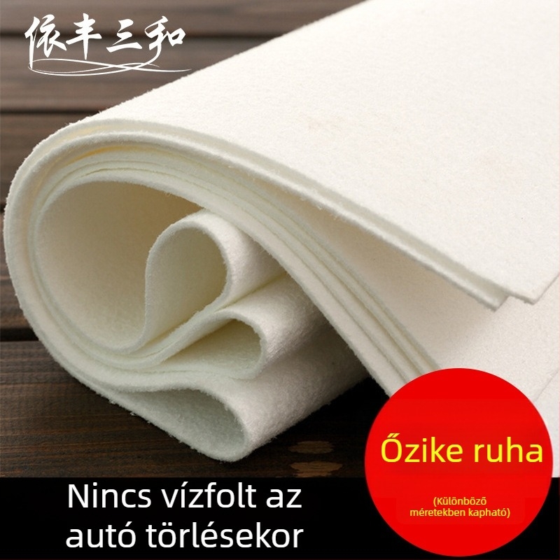 Mesterséges szarvasbőr törölköző, 40×50 cm, autómosó kendő