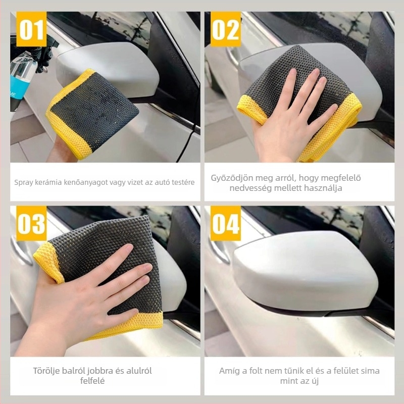 Autómosó törölköző agyag textúrájú anyaggal, hálós agyag és vulkanikus agyag | Anyag: Grinding mud polymer; Márka: Warwolf; Típus: Autómosó törölköző