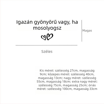 You look good when you smile – Falmatrica szöveges belső dekorációhoz, ideális kávézókba, ruhaboltokba, tükrökhöz és üvegajtókhoz