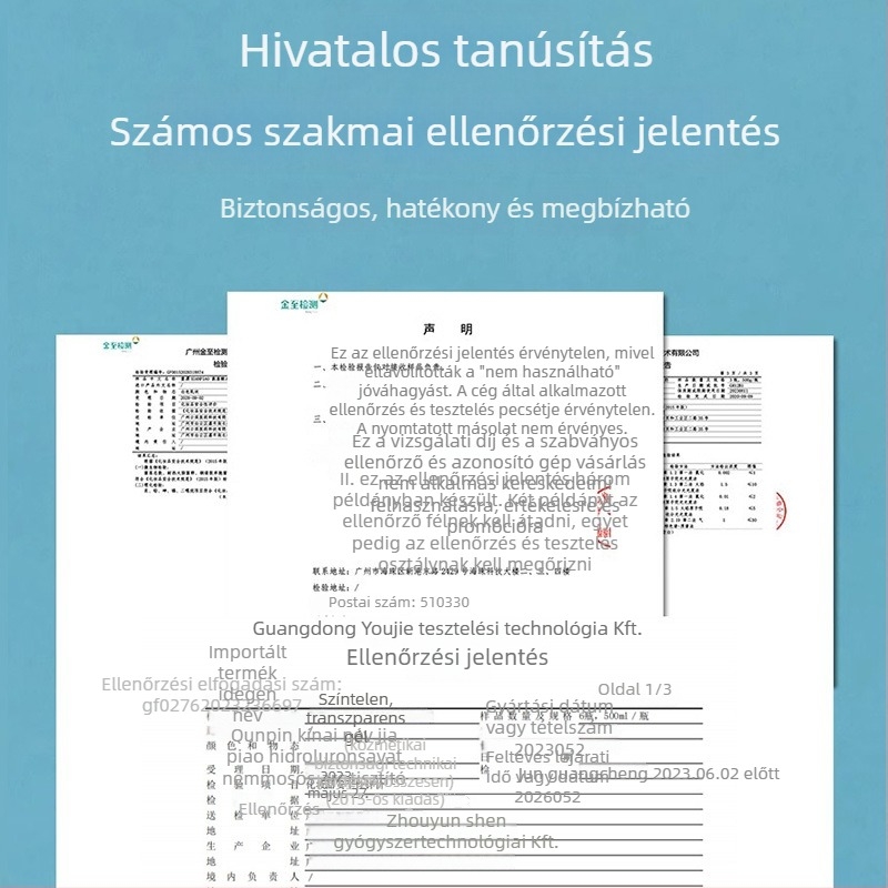 Hialuronsav maszk mosás nélkül – éjszakai hidratálás, hidratálás és pórusösszehúzás, alapfilm bevonat, krém-gél formula (Xuan Piao márka; Hidratáló)